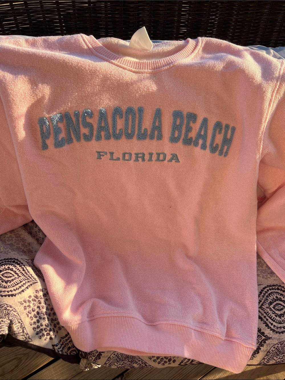 Ladies Medium CO Pacific & Co Pink Crewneck Sweatshirt